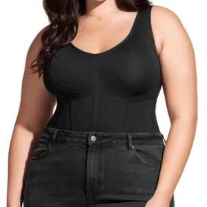 HONEYLOVE‎ Boldness Tank Body Contouring Shapewear Top 2X Black